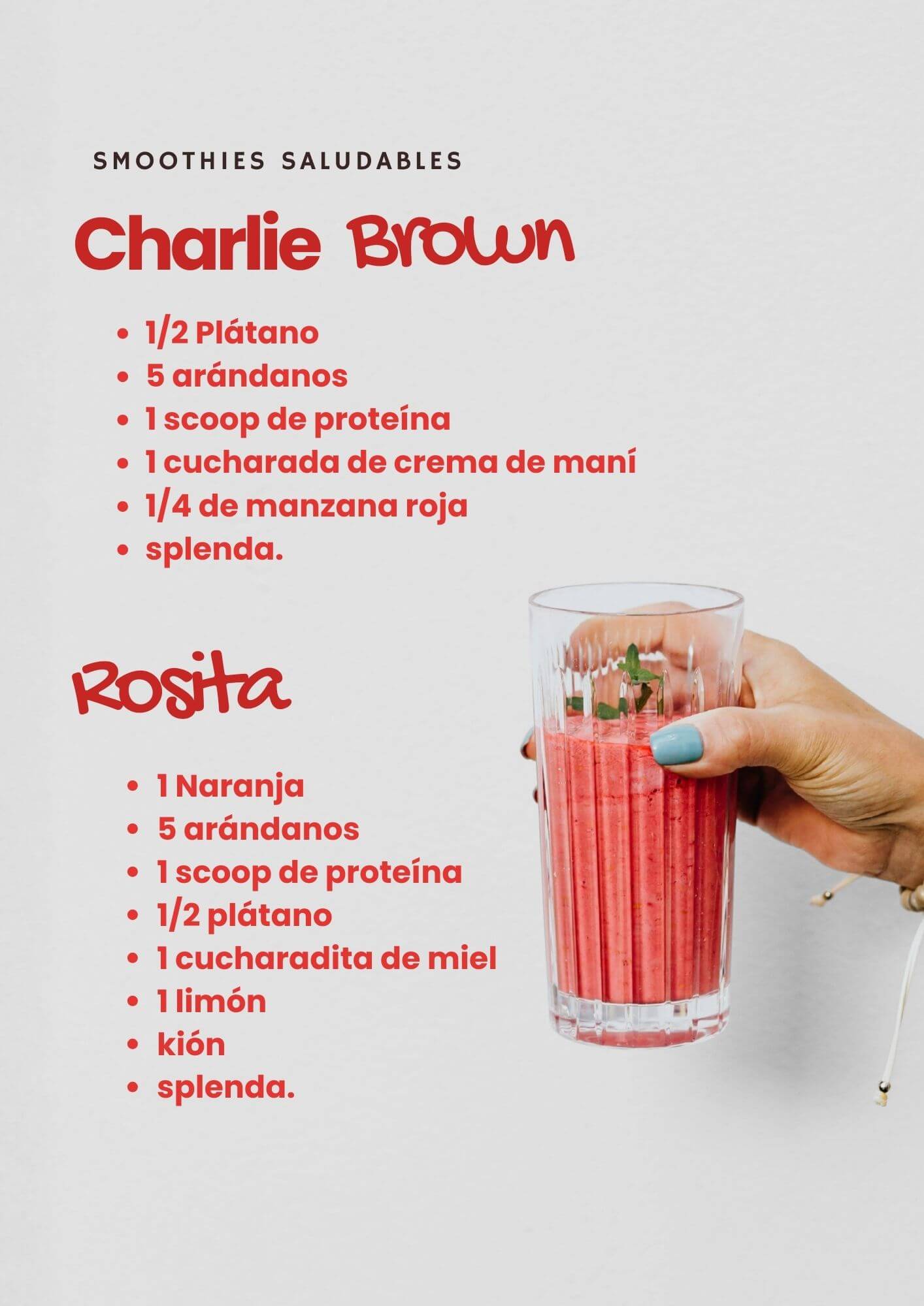 Smoothies saludables