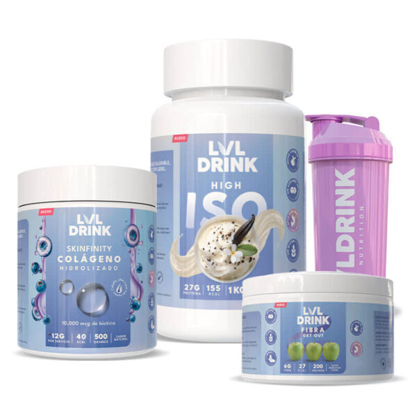 Pack Proteína Vainilla, Colágeno Hidrolizado y Fibra