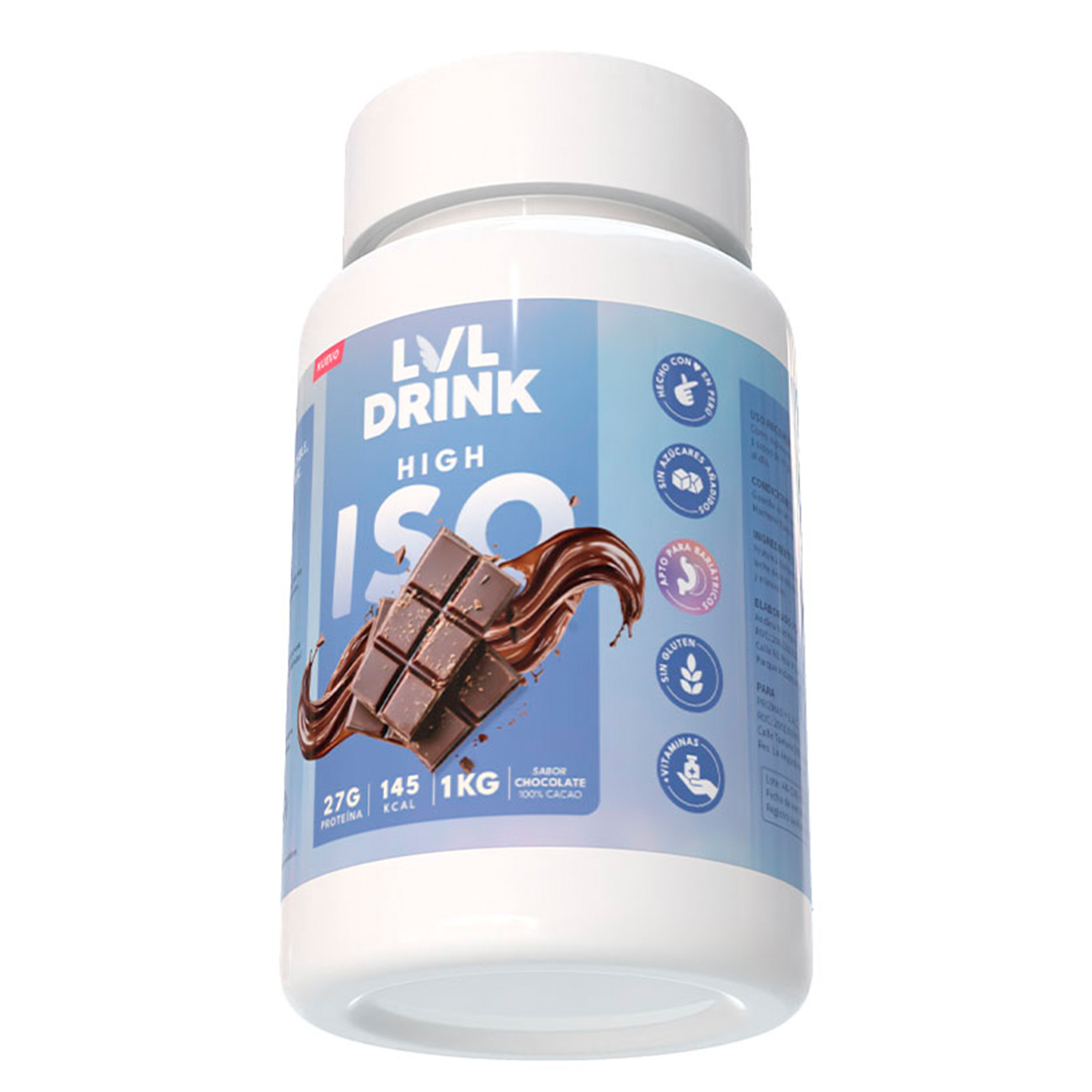 Proteína Chocolate Proteína ISO 1 kg - Imagen 2
