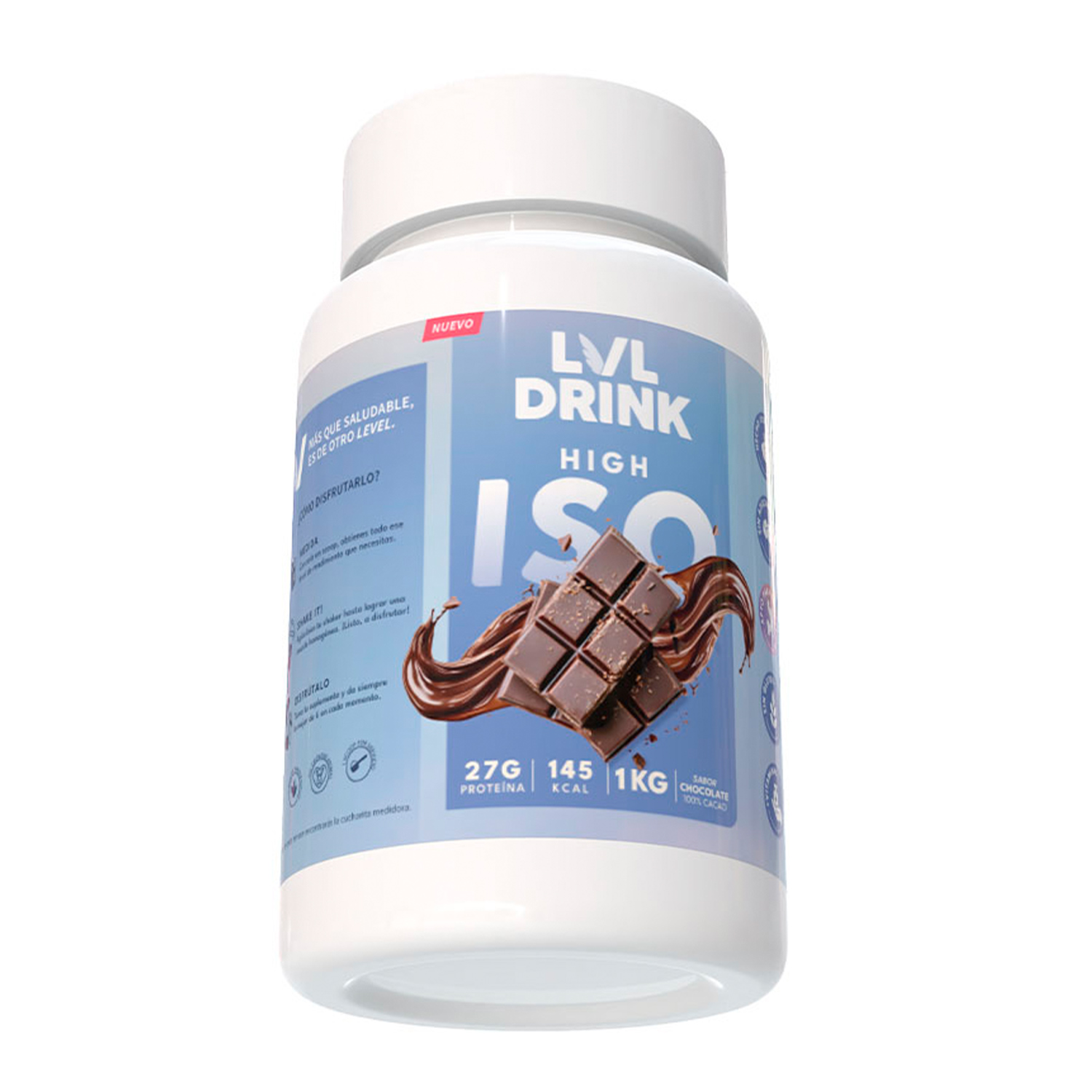 Proteína Chocolate Proteína ISO 1 kg - Imagen 3