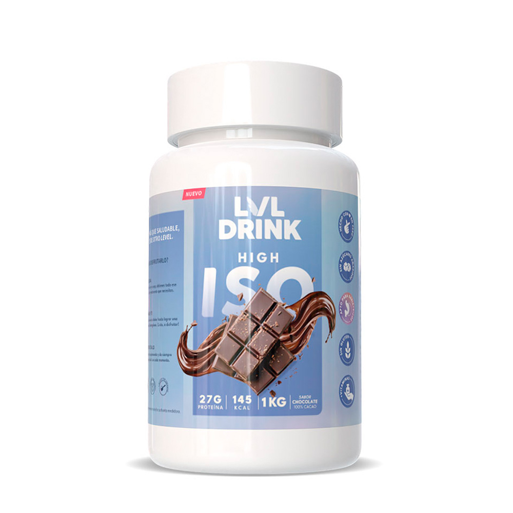 Proteína sabor Chocolate con Stevia, Vitaminas y Minerales | Lvldrink - Imagen 2