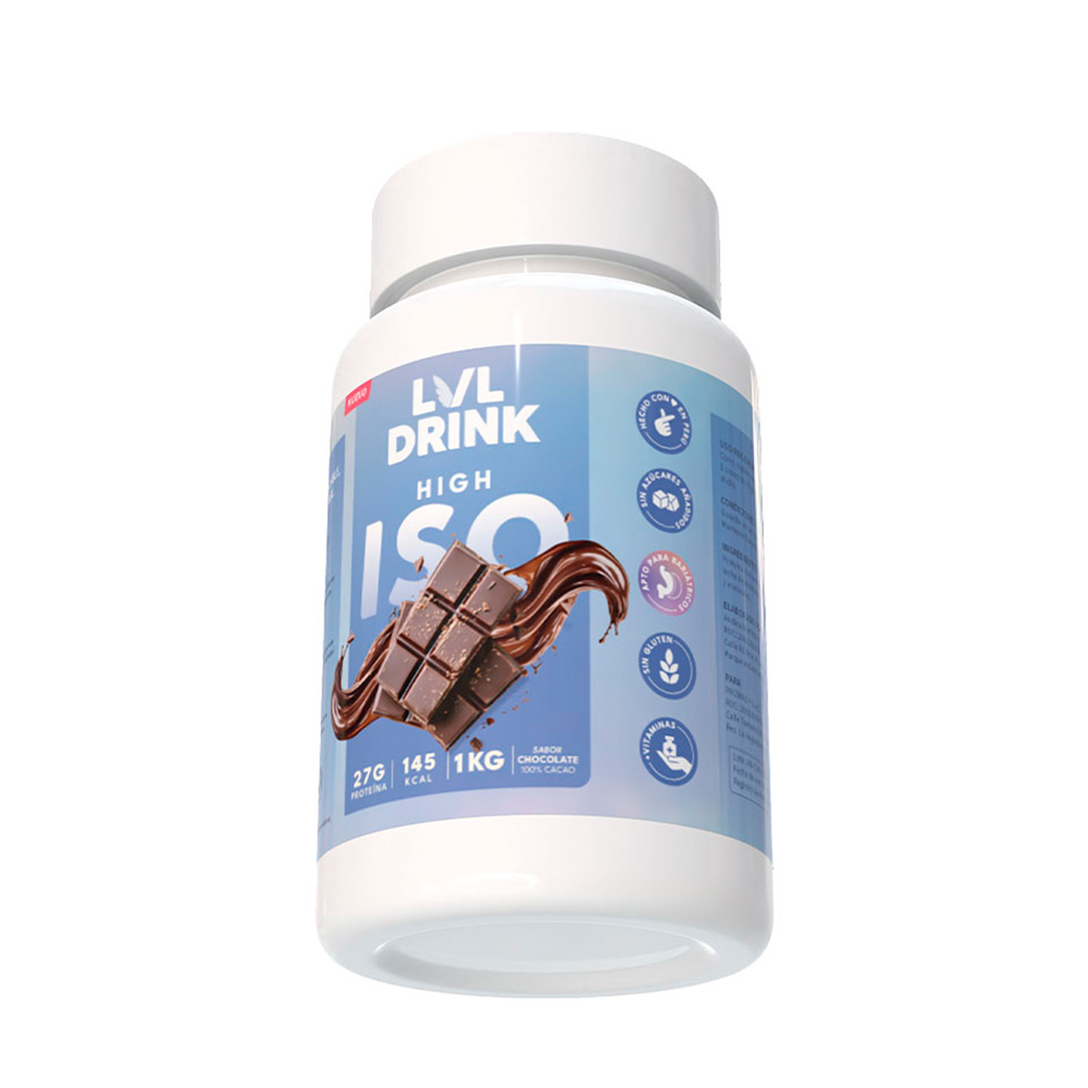 Proteína sabor Chocolate con Stevia, Vitaminas y Minerales | Lvldrink - Imagen 3