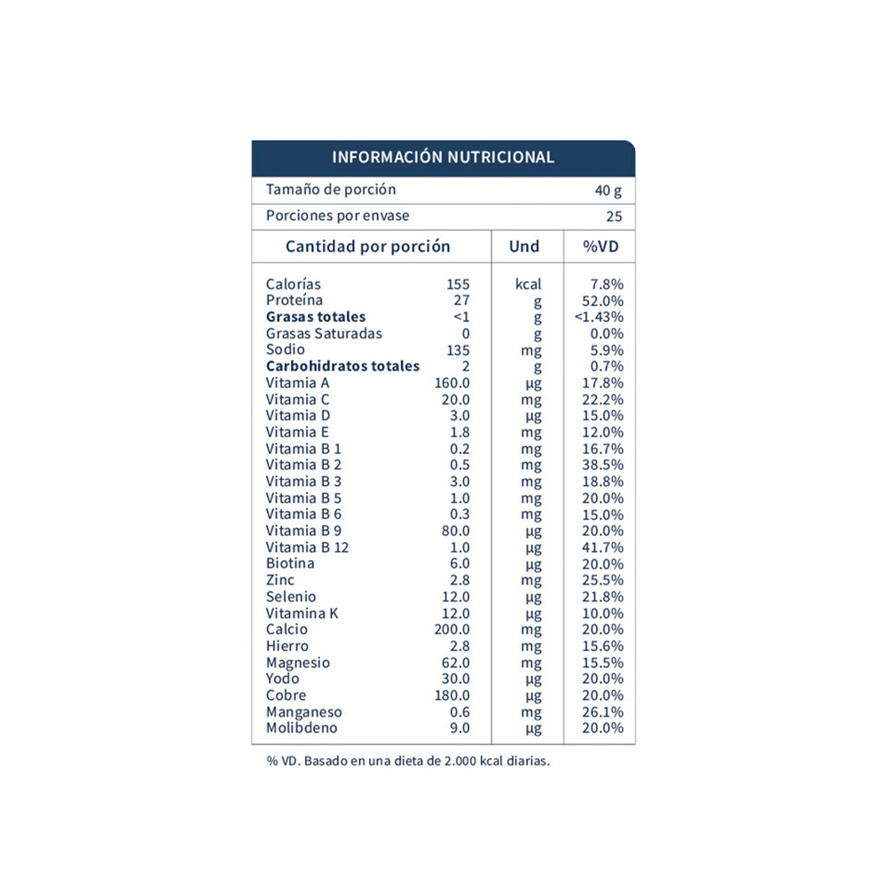 Proteína sabor Vainilla con Stevia, Vitaminas y Minerales | Lvldrink - Imagen 4