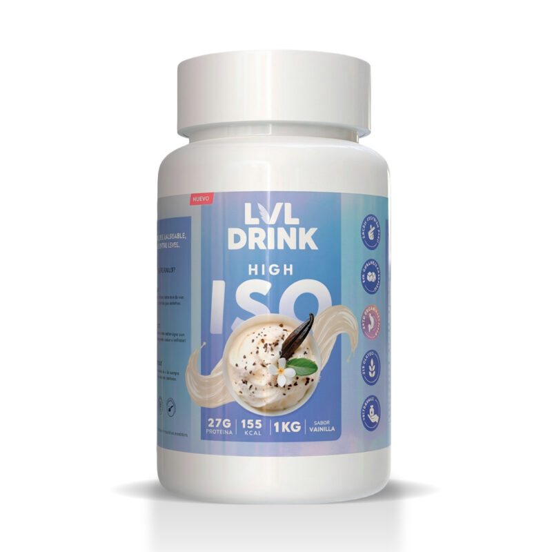 Proteína de vainilla LVLDRINK suplemento proteico sabor vainilla