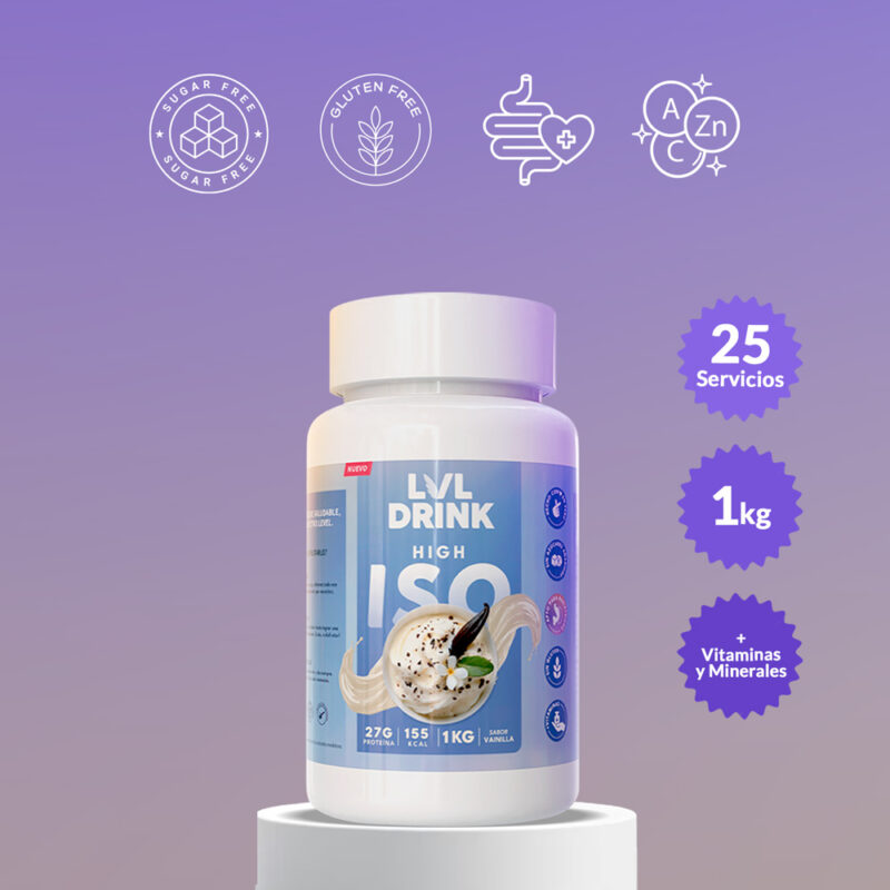 Proteína sabor Vainilla con Stevia, Vitaminas y Minerales | Lvldrink