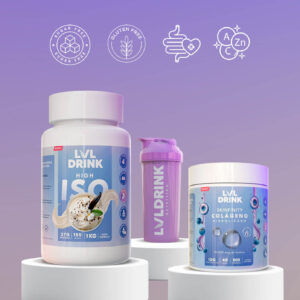 Pack Proteína Vainilla + Colágeno Hidrolizado con Biotina | Lvldrink + Shaker