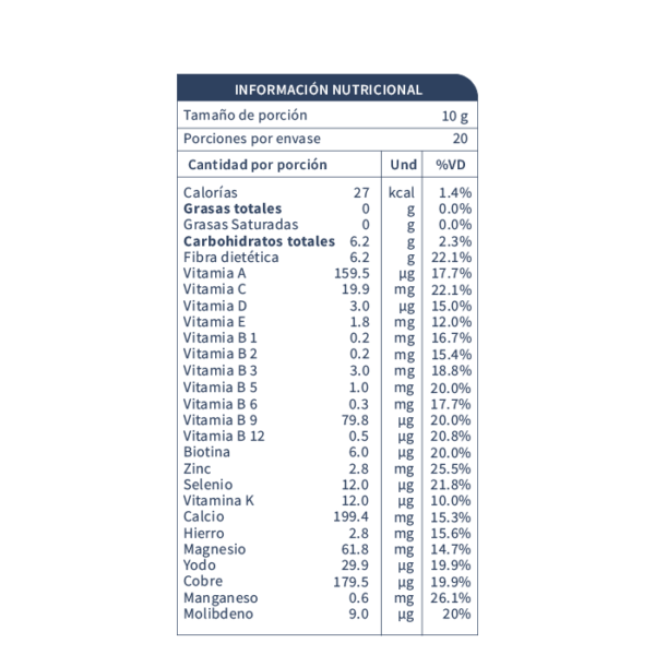Fibra Manzana verde 200g Endulzado con Stevia - Imagen 3