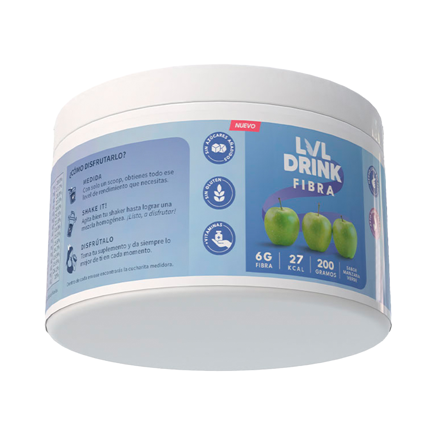 Fibra de Manzana Fibra soluble 200 g - Imagen 3