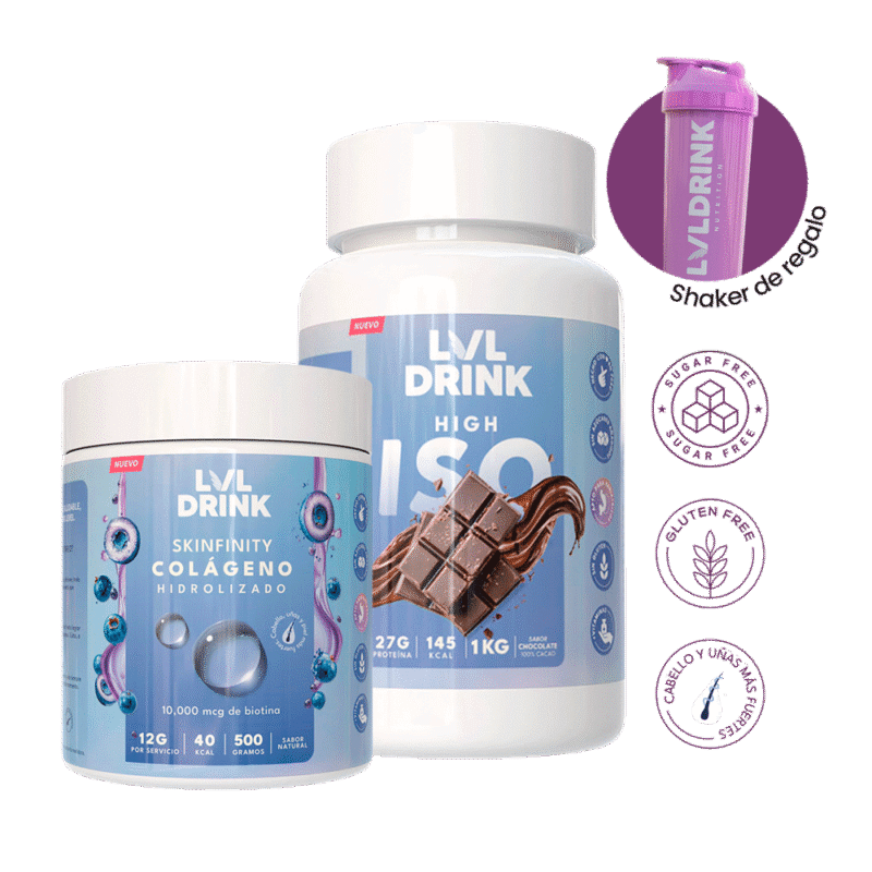 Pack Proteína Chocolate + Colágeno Hidrolizado | Suplementos + shaker