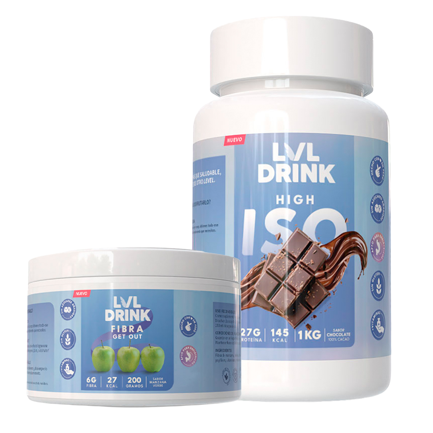 Proteína ISO Chocolate y Fibra