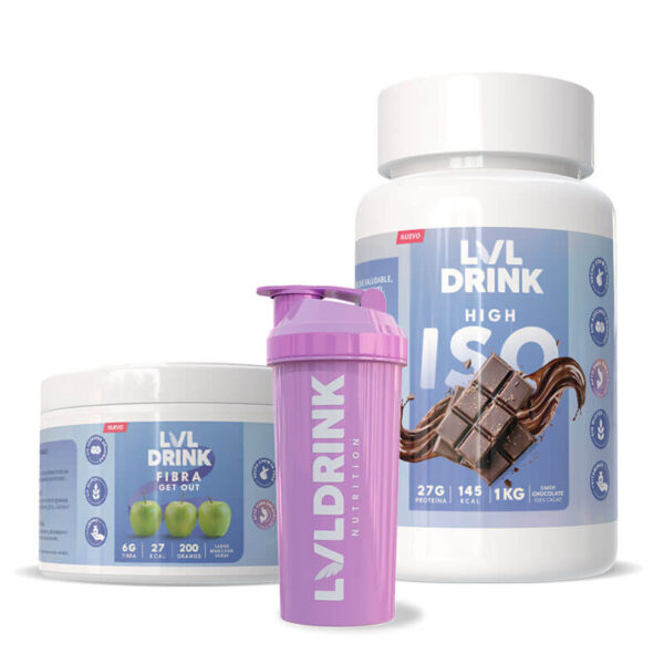 Pack Proteína Chocolate 1kg y Fibra de Manzana 200g