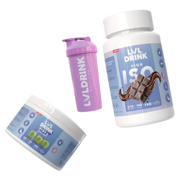 Pack Proteína Chocolate 1kg y Fibra de Manzana 200g - Imagen 2