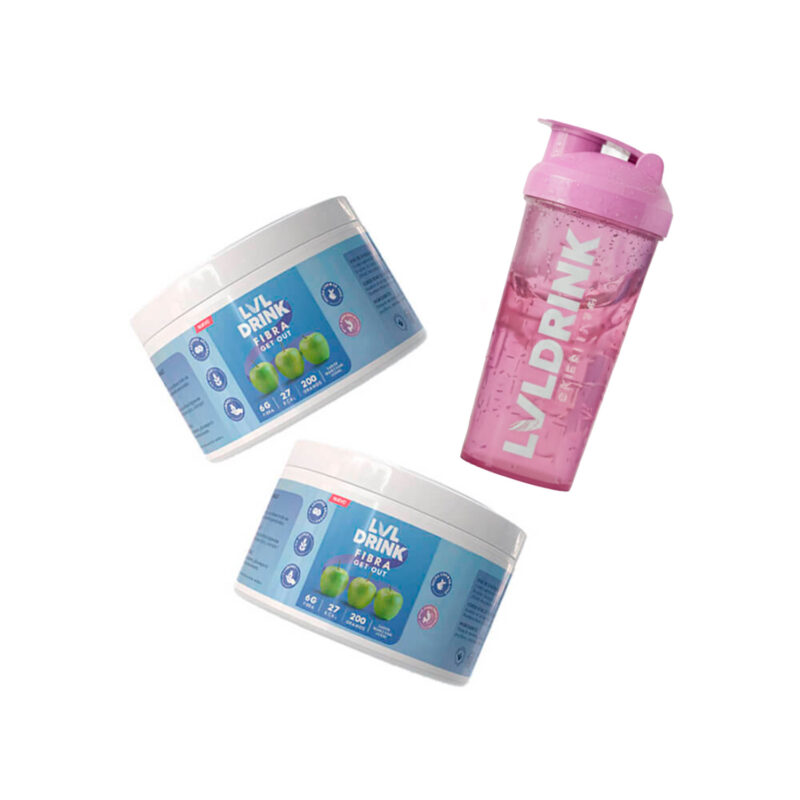 Pack doble Fibra de manzana LVLDRINK