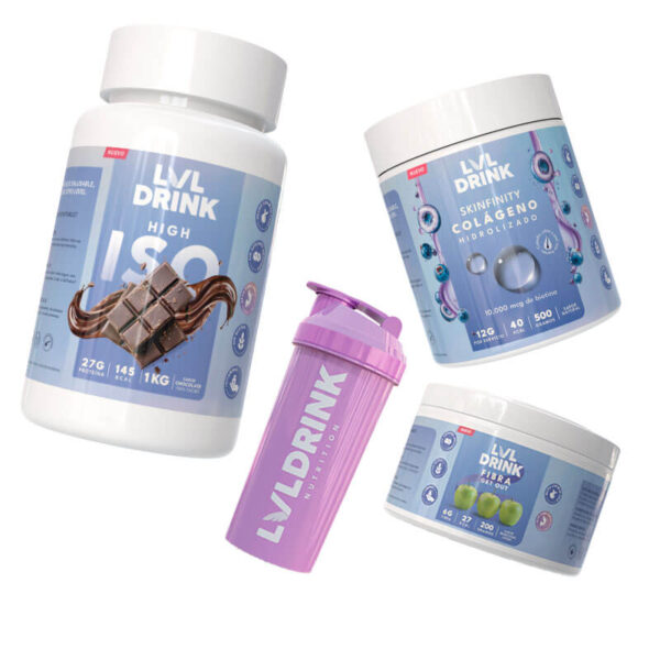 Pack Proteína Chocolate, Colágeno Hidrolizado y Fibra - Imagen 2