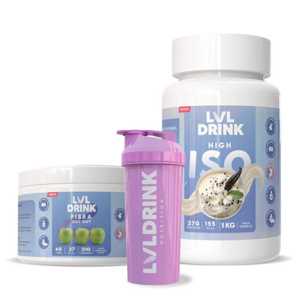 Pack Proteína Vainilla 1kg y Fibra de Manzana 200g