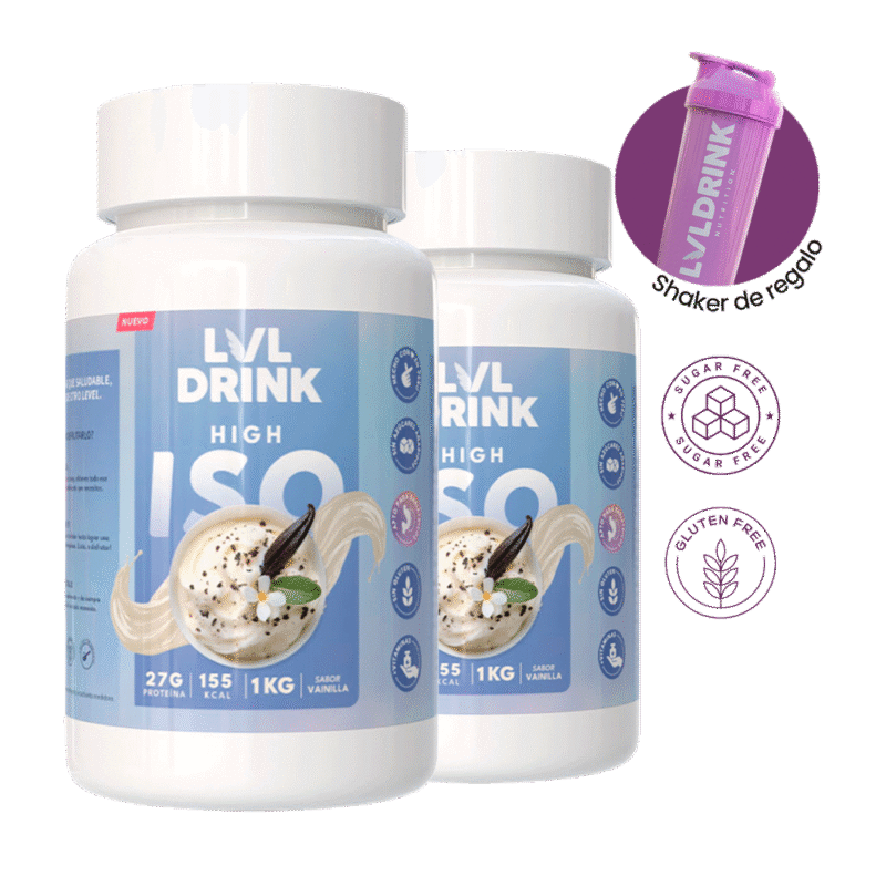 Proteinas de vainilla endulzadas con stevia