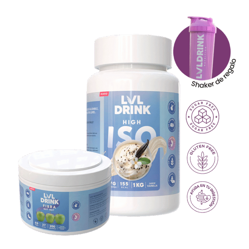 Pack Proteína Vainilla + Fibra de Manzana | Suplementos + shaker