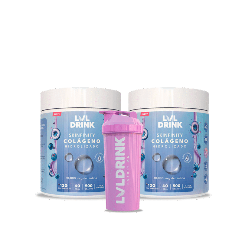 Pack Doble Colágeno Incluye shaker regalo