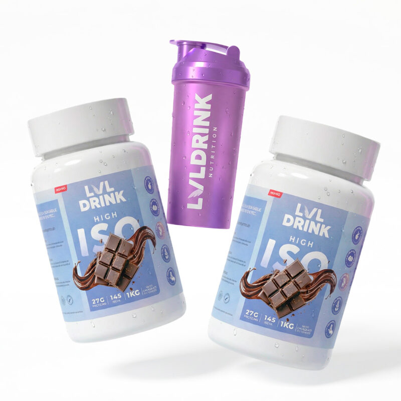 Pack proteínas LVLDRINK suplemento proteico sabor chocolate