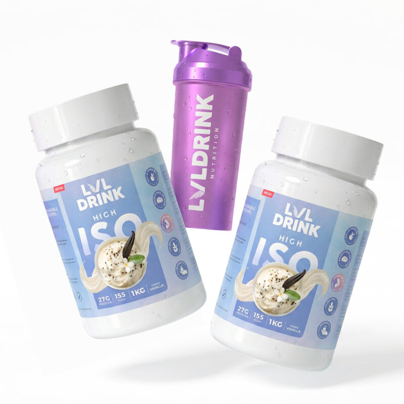 Pack proteínas LVLDRINK suplemento proteico sabor vainilla