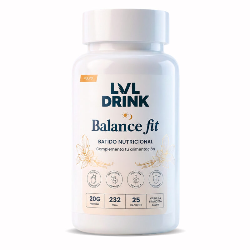 Balance Fit Batido Nutricional de proteína con fibra, vitaminas y minerales sabor vainilla francesa 1 kg